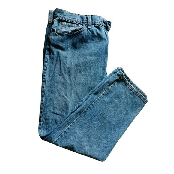 C H Bass & Co 100% Cotton Men's Jeans Size 38 X 32 - Picture 1 of 4